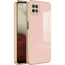 Bodycell Gold Plated Silicon Samsung A22 5G Pink