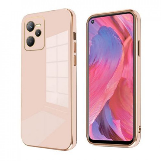 Bodycell Gold Plated Silicon Realme C35 Pink