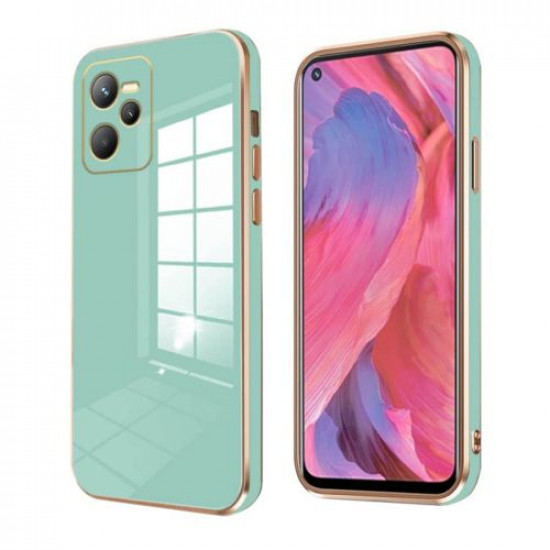 Bodycell Gold Plated Silicon Realme C35 Mint Green