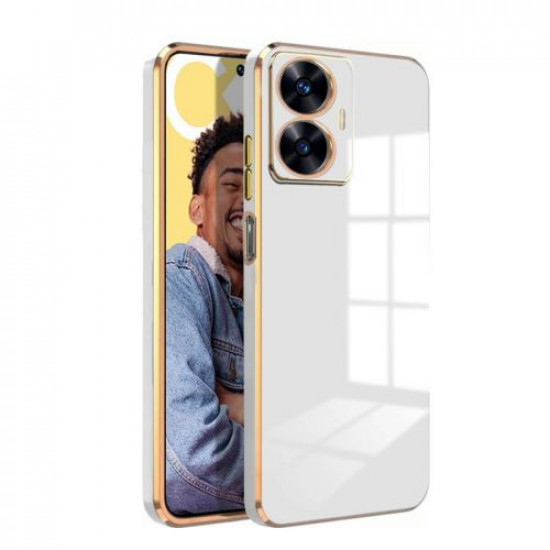Bodycell Gold Plated Silicon Realme C55 White