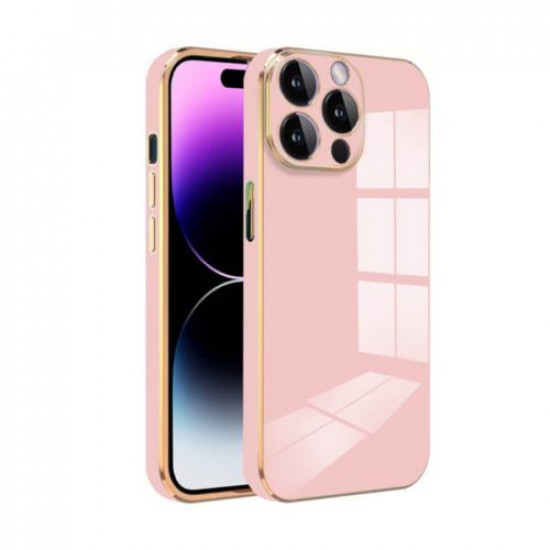 Bodycell Gold Plated Silicon iPhone 14 Pro  Pink
