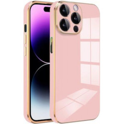 Bodycell Gold Plated Silicon iPhone 14 Pro  Pink