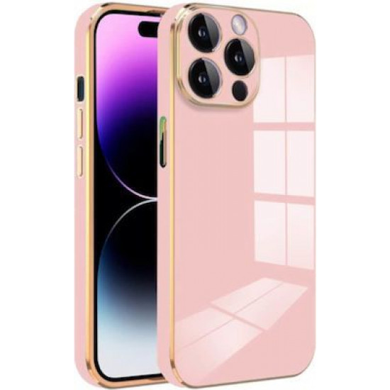 Bodycell Gold Plated Silicon iPhone 14 Pro  Pink