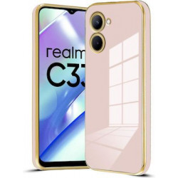 Bodycell Gold Plated Silicon Realme C33 Pink