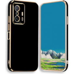 Bodycell Gold Plated Silicon Xiaomi 11T/11T Pro 5G Black