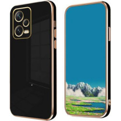 Bodycell Gold Plated Silicon Xiaomi Note 12 Pro Plus 5G Black