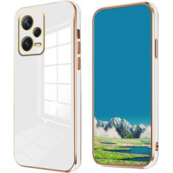 Bodycell Gold Plated Silicon Xiaomi Note 12 Pro Plus 5G White