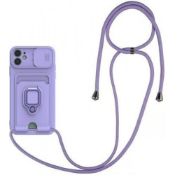 Bodycell Multifunction Case Με Κορδονι Xiaomi Note 12 4G Purple