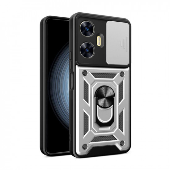 Bodycell Armor Slide Cover Case Realme C55 Silver