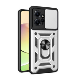 Bodycell Armor Slide Cover Case Xiaomi Note 12 4G Silver