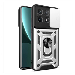 Bodycell Armor Slide Cover Case Xiaomi Poco X6 Pro 5G Silver