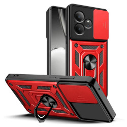 Bodycell Armor Slide Cover Case Realme GT 6 5G/GT 6T 5G Red