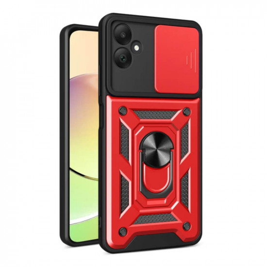 Bodycell Armor Slide Cover Case Samsung A06 Red