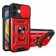 Bodycell Armor Slide Cover Case iPhone 16 Plus Red
