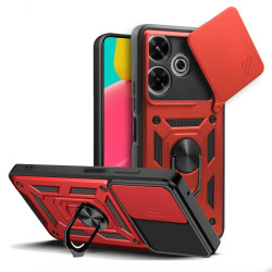 Bodycell Armor Slide Cover Case Xiaomi Poco M6 4G/M6 Plus 5G/Redmi 13 Red