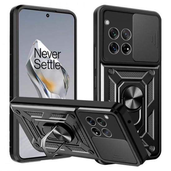Bodycell Armor Slide Cover Case OnePlus 12 5G Black