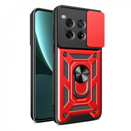 Bodycell Armor Slide Cover Case OnePlus 12 5G Red