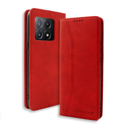 Bodycell Book Case Pu Leather Xiaomi Poco X6 Pro 5G Red