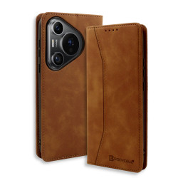 Bodycell Book Case Pu Leather Huawei Pura 70 Pro/Pro Plus Brown