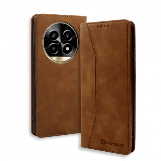 Bodycell Book Case Pu Leather Realme 13 Pro 5G/13 Pro Plus 5G Brown