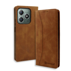 Bodycell Book Case Pu Leather Realme C61 4G/C63 4G Brown