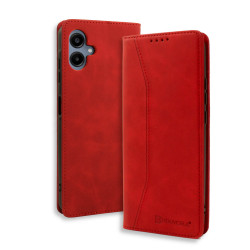 Bodycell Book Case Pu Leather Samsung A06 Red