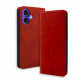 Bodycell Book Case Pu Leather iPhone 16  Red