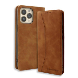 Bodycell Book Case Pu Leather iPhone 16 Pro  Brown