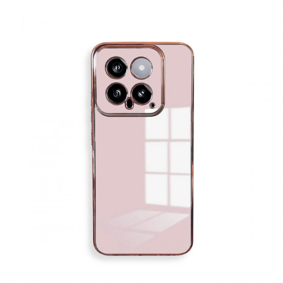 Bodycell Gold Plated Silicon Xiaomi 14  Pink