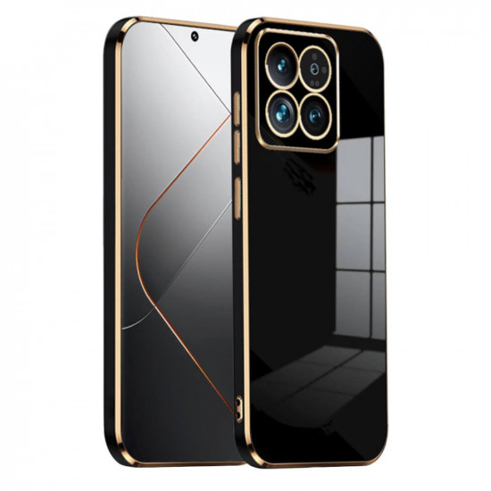 Bodycell Gold Plated Silicon Xiaomi 14 Pro Black