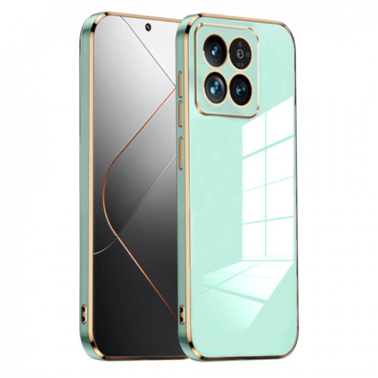 Bodycell Gold Plated Silicon Xiaomi 14 Pro Mint Green
