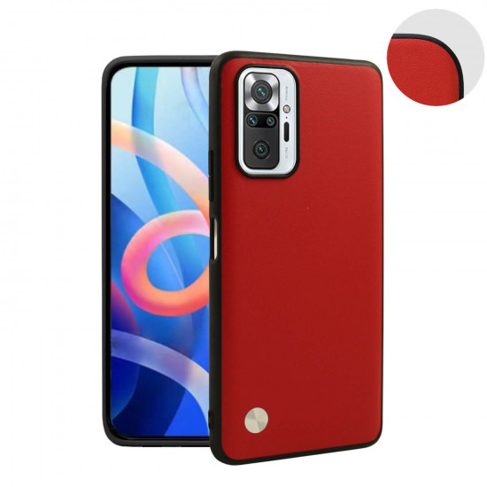 Bodycell Vegan Cover Xiaomi Note 10 Pro Red