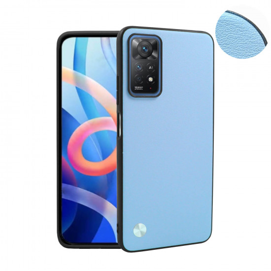 Bodycell Vegan Cover Xiaomi Note 11 Pro/11 Pro 5G Light Blue