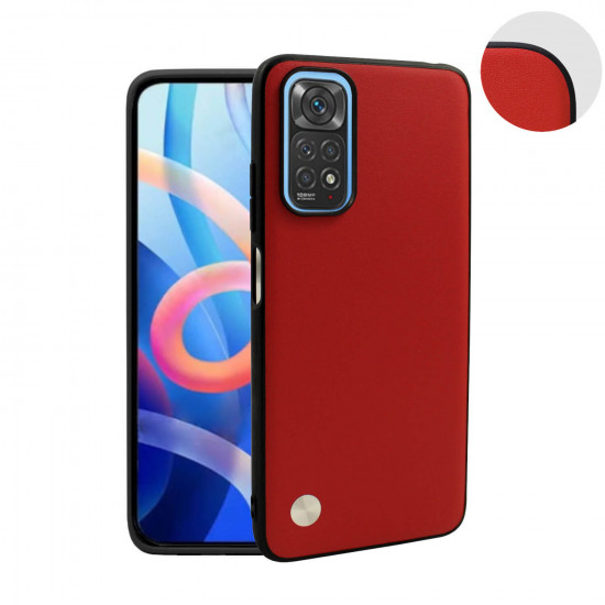 Bodycell Vegan Cover Xiaomi Note 11/11s Red