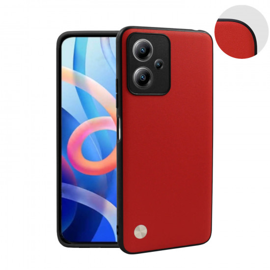 Bodycell Vegan Cover Xiaomi Note 12 5G/Poco X5 5G Red