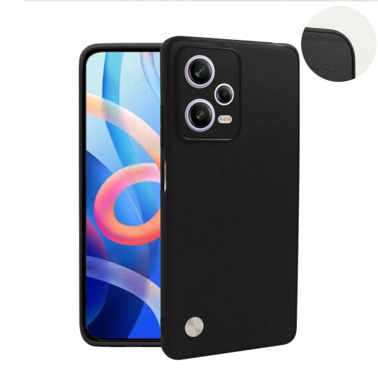 Bodycell Vegan Cover Xiaomi Note 12 Pro 5G/Poco X5 Pro Black