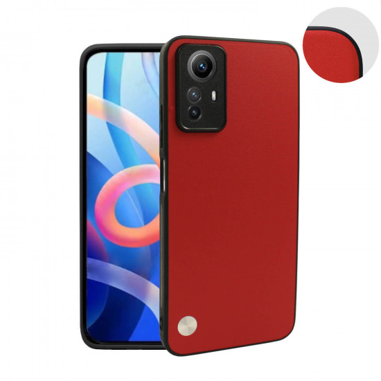 Bodycell Vegan Cover Xiaomi Note 12s 4G Red